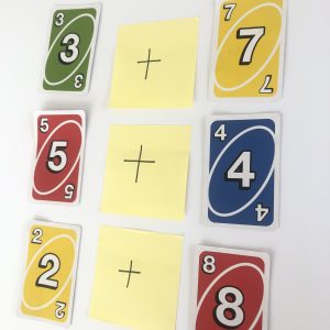 1-digit-addition-using-uno-cards