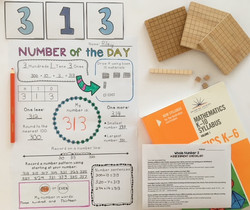 8 ways to use NUMBER of the DAY - Rainbow Sky Creations