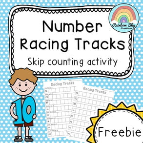 Number Racing Tracks - Rainbow Sky Creations