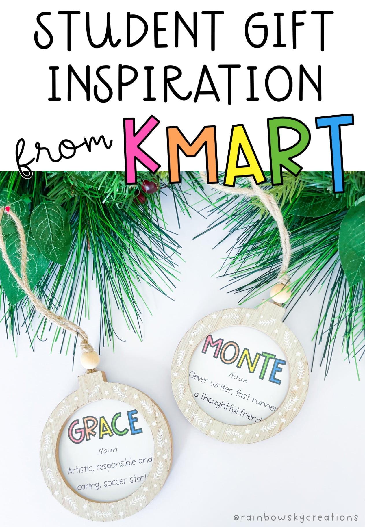 Student Gift Inspo From Kmart - Rainbow Sky Creations