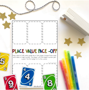 A No-fail Place Value Game (That is Easily Differentiated) - Rainbow Sky Creations