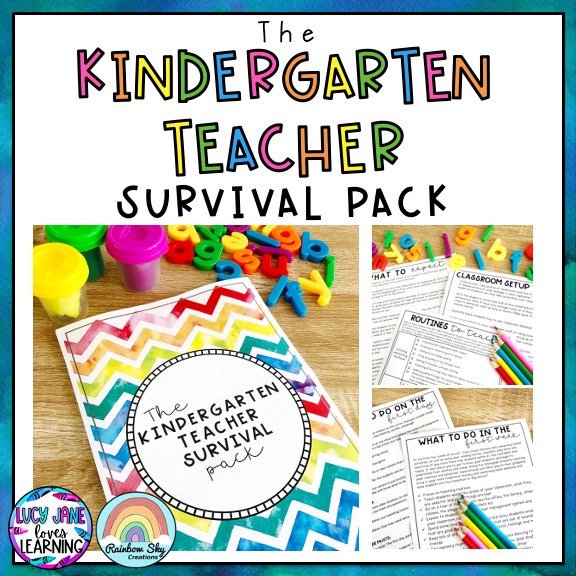 Kindergarten Teacher Survival Guide - Rainbow Sky Creations