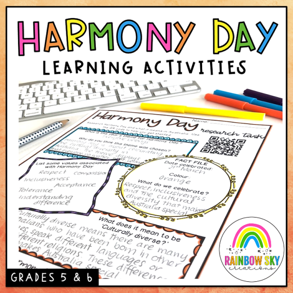 Harmony Day Pack for Year 5 and Year 6