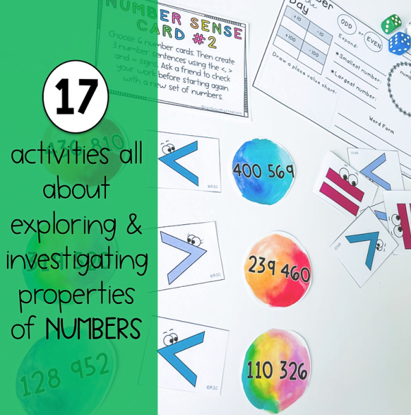 Number Activities Pack | Properties of Numbers | Year 5-6 - Rainbow Sky Creations