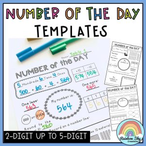 Number of the day printables