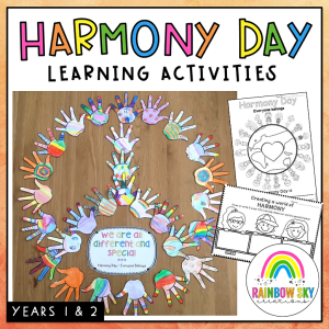 Year 1 - 2 Harmony Day Pack - Rainbow Sky Creations