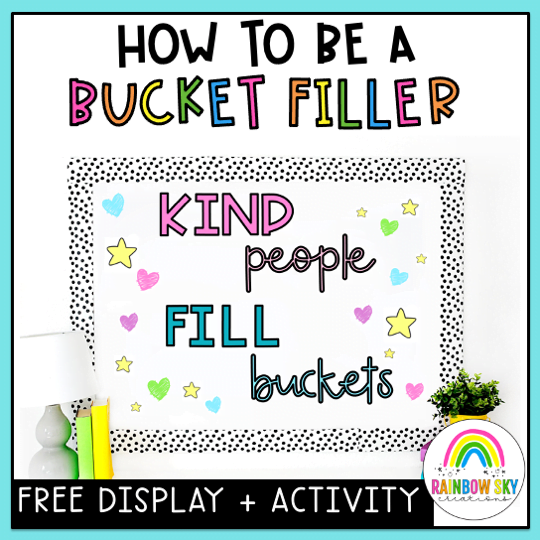 How-to-be-a-bucket-filler-freebie-cover-page