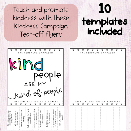 The Kindness Campaign | SEL Activity | Free - Rainbow Sky Creations