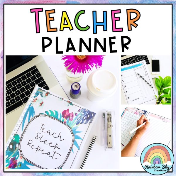 Editable Teacher Planner