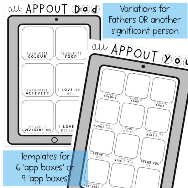 All Appout (About) Dad | Father's Day Gift - Rainbow Sky Creations