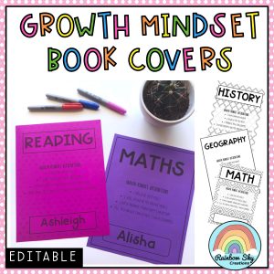 Growth Mindset book Covers