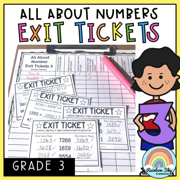 Exit Tickets_Yr3
