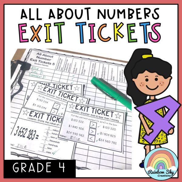 Exit Tickets Yr4