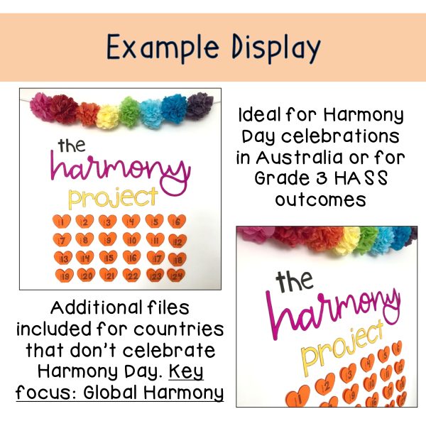 The Harmony Week Project | Cultural Diversity | Year 3 HASS [Harmony Day] - Rainbow Sky Creations