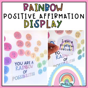 Rainbow Affirmation Display