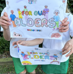 For Our elders Wingaru colouring