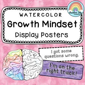 Watercolor Growth Mindset