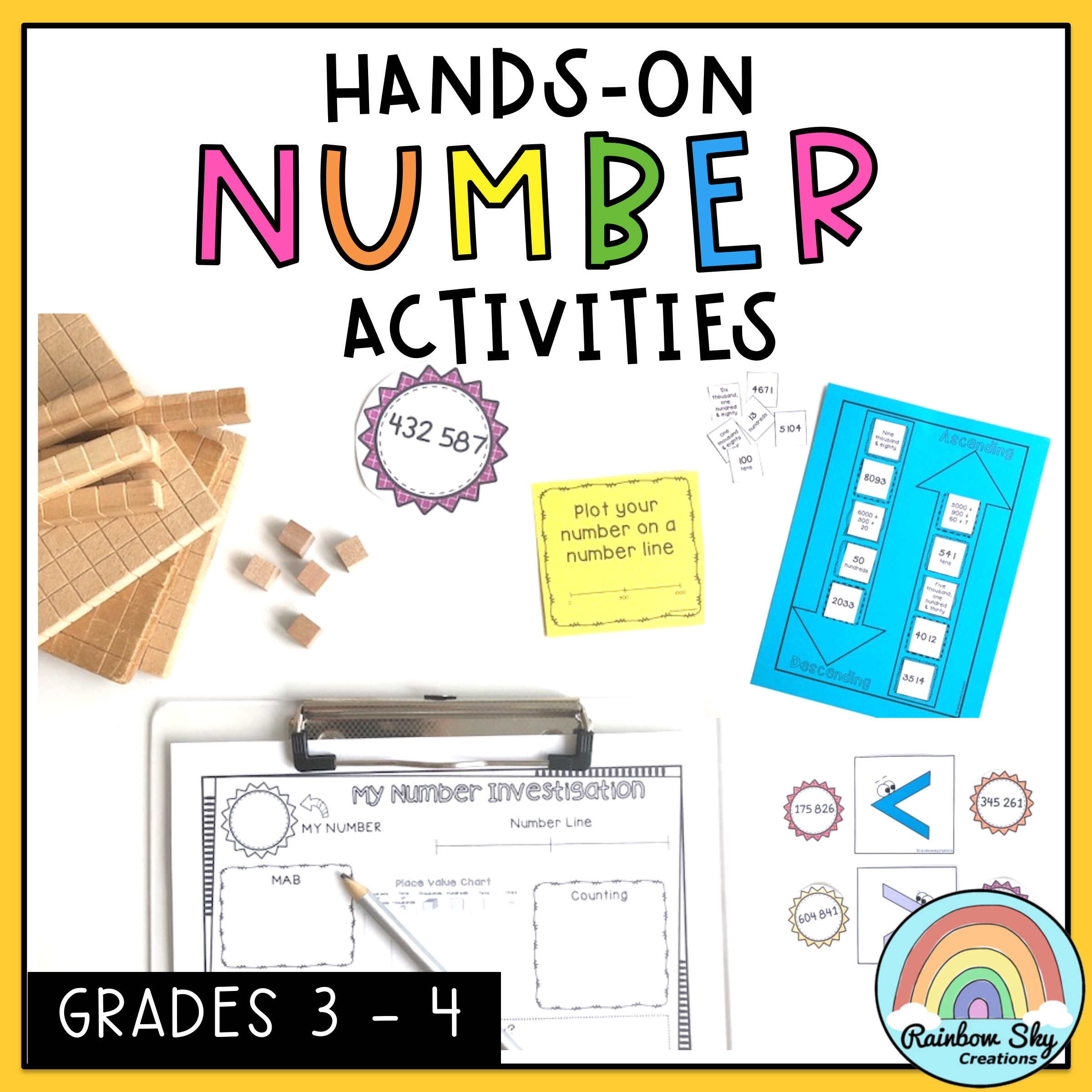 Hands On Number Activities Yr3-4