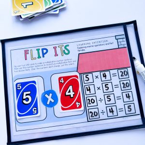 Flip-its-or-fact-family-activity