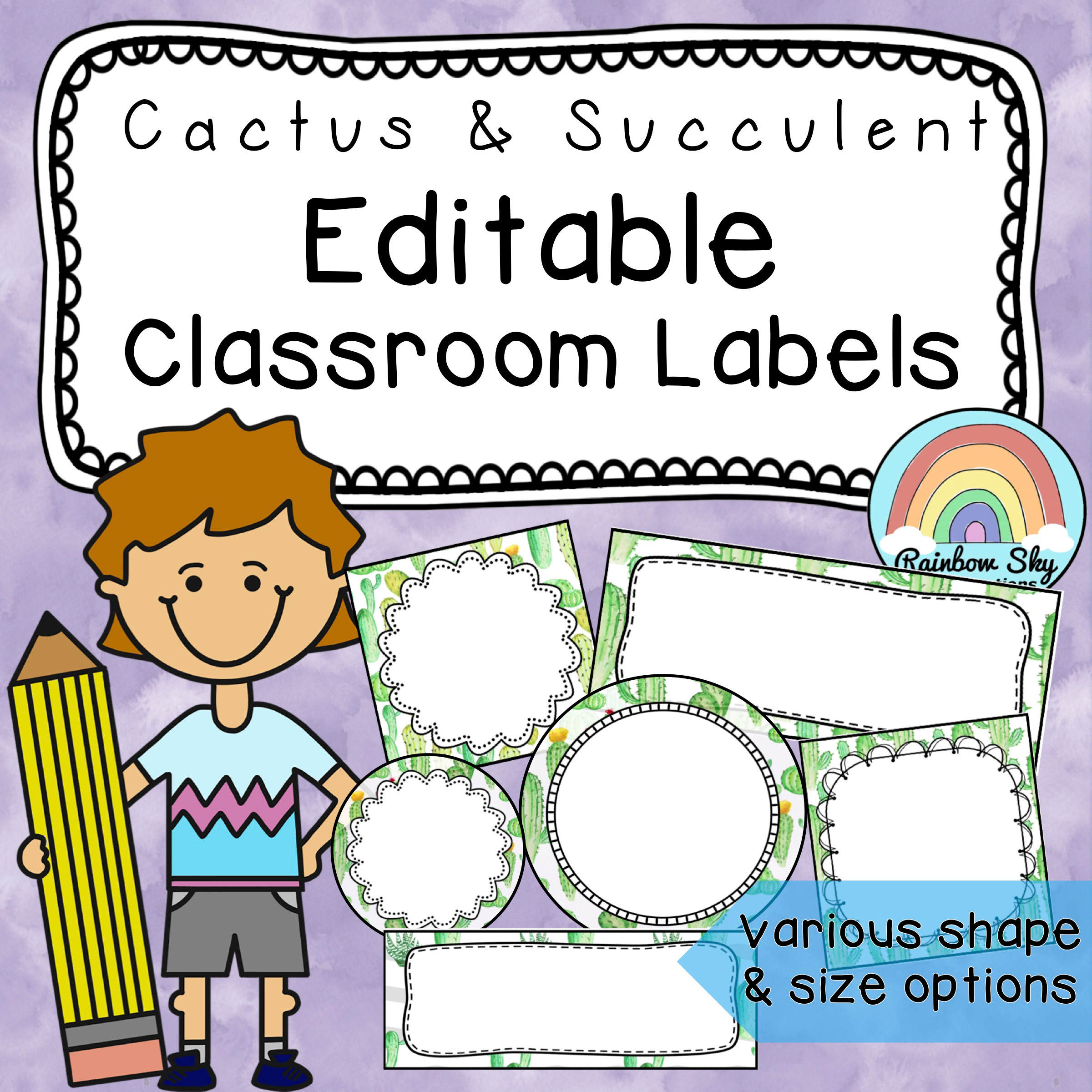 Cactus Editable Labels