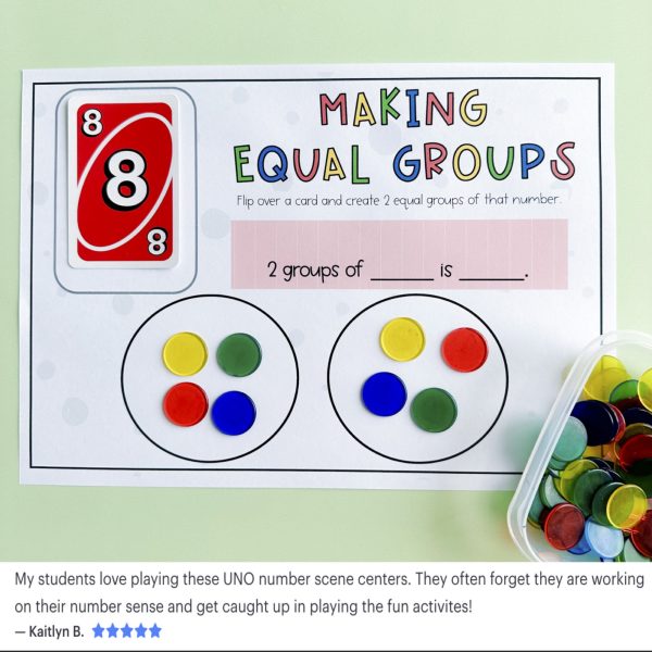 Card Game Math Centres for Kindergarten and Prep | VERSION 2 - Rainbow Sky Creations