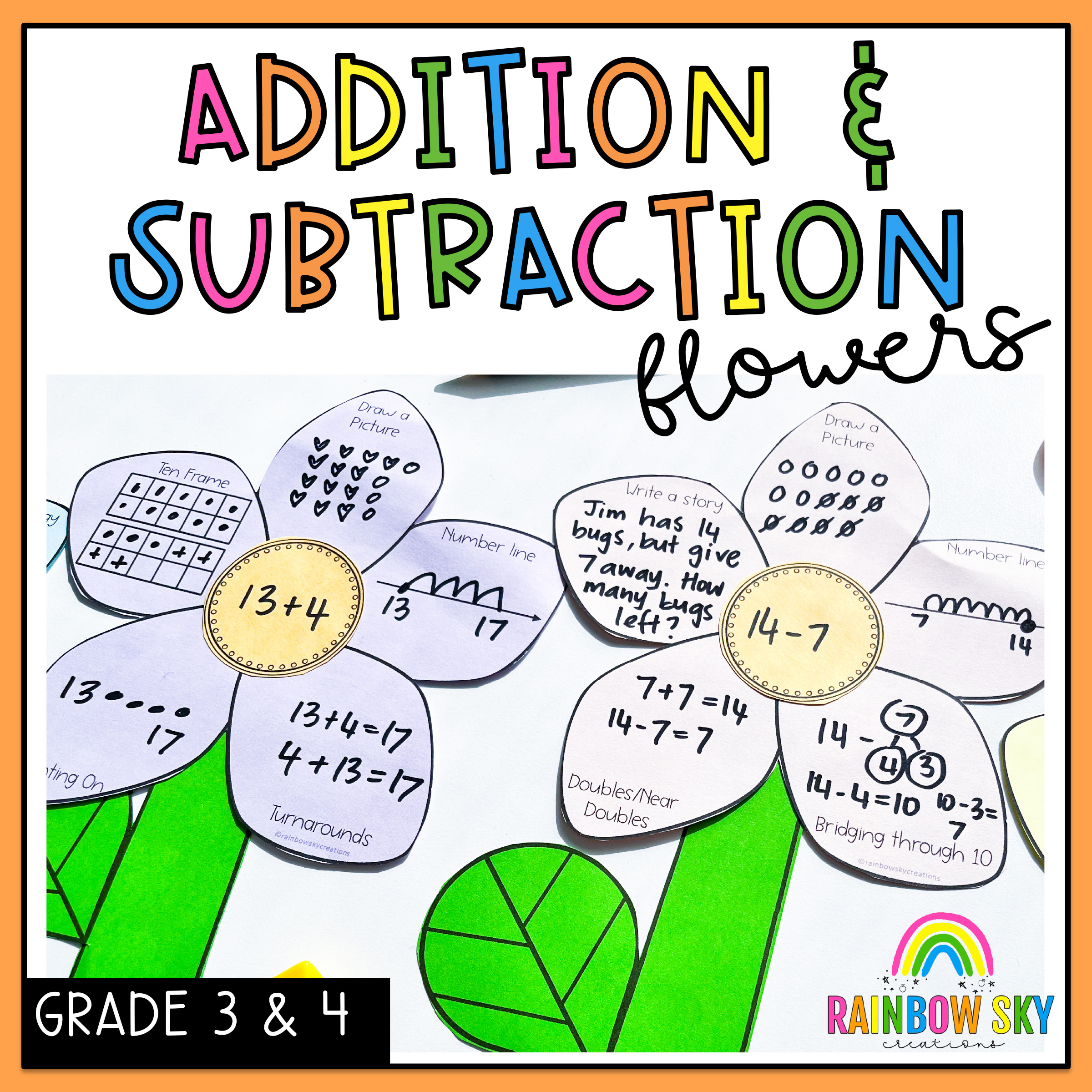 AdditionSubtractionFlowers