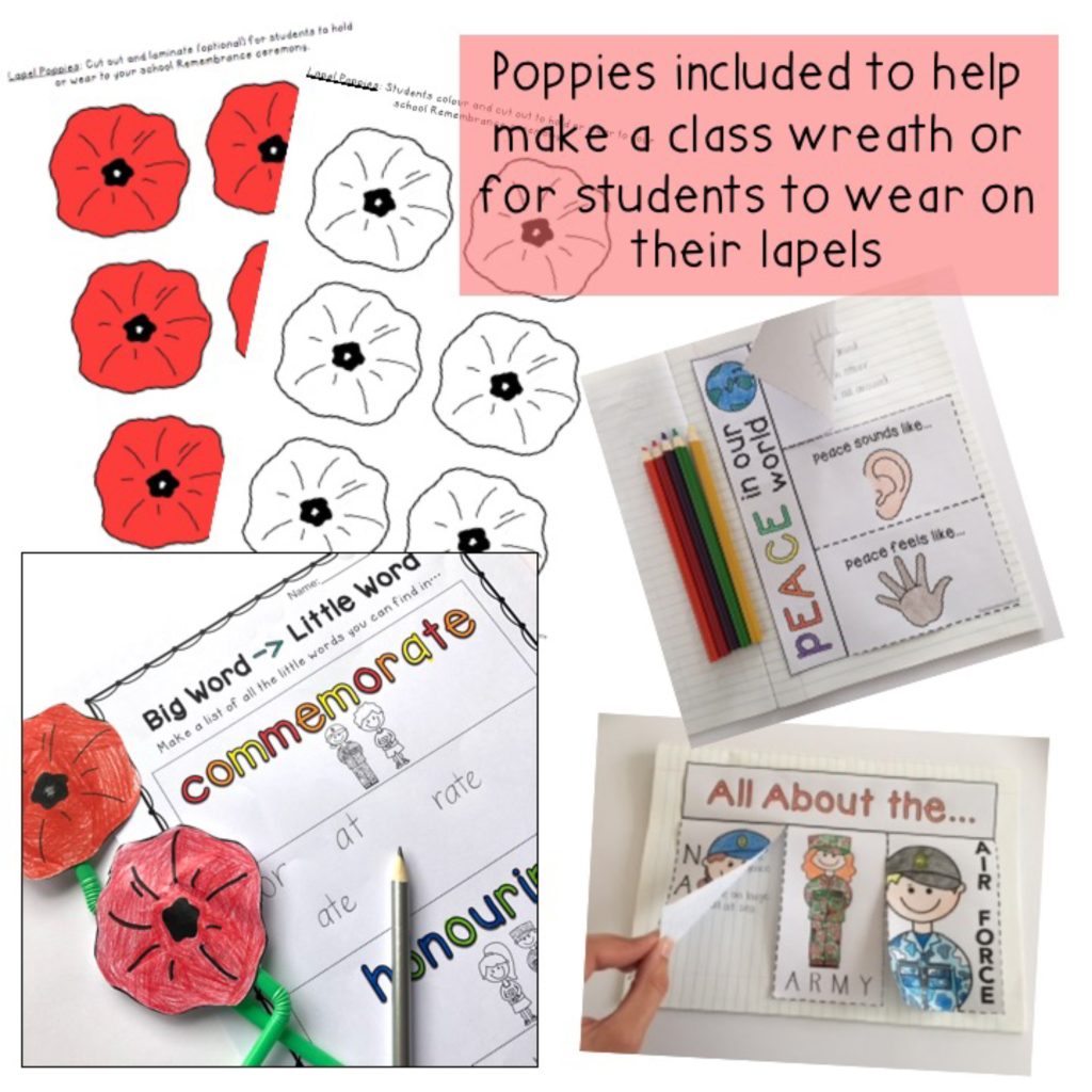 Remembrance Day Activities Australia | Year 1-2 - Rainbow Sky Creations