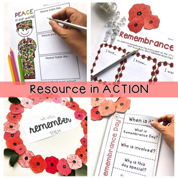Remembrance Day Activities Australia | Years 3-4 - Rainbow Sky Creations