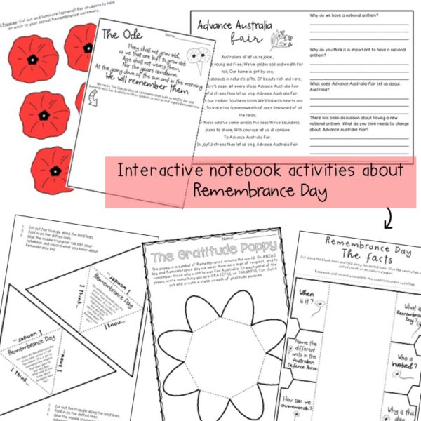 Remembrance Day Activities Australia | Years 5-6 - Rainbow Sky Creations