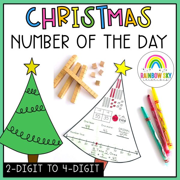 Christmas Number Sense Math Lesson - Rainbow Sky Creations
