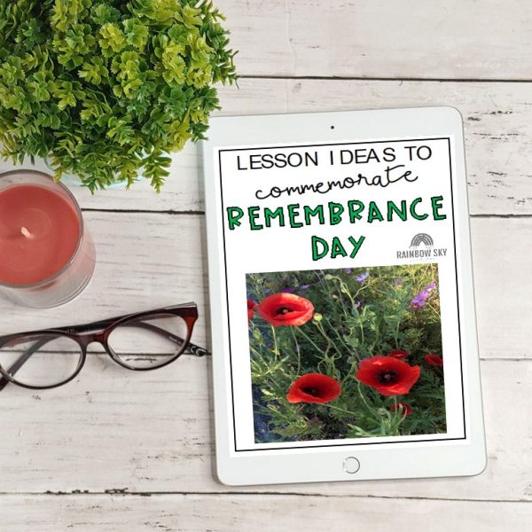 Remembrance Day Lessons | Remembrance Activity Ideas FREE - Rainbow Sky Creations