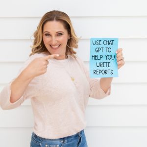 Chat GPT to write report cards instagram reel