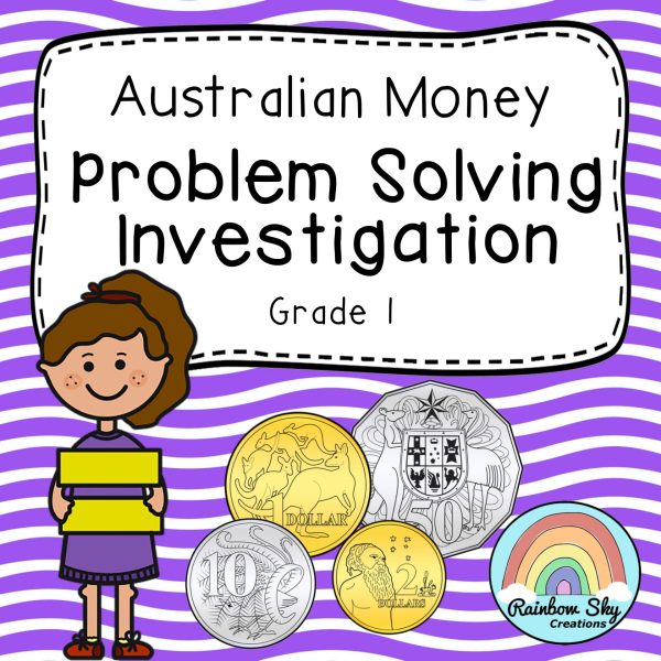 Australian Money Investigation | Money Word Problem | Year 1 - Rainbow Sky Creations