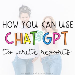 Chat GPT Report Writing
