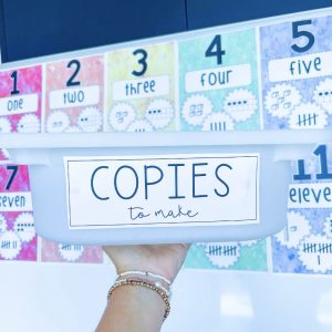 Avoid teacher mistakes - Copies tub photocopying