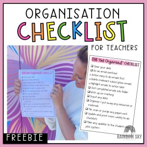Get organised checklist
