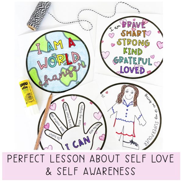 World Changer SEL Craft | Self Love Bulletin Board - Rainbow Sky Creations
