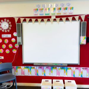 Back to school classroom setup
