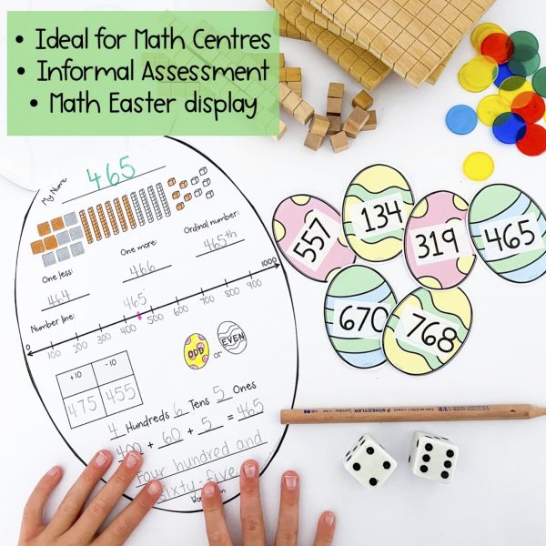 Easter Number of the Day | Easter Math Lesson - Rainbow Sky Creations
