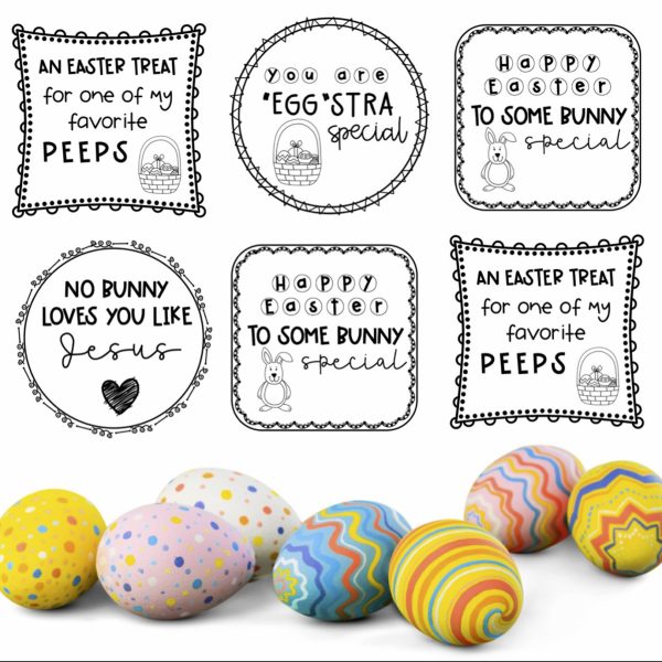 Easter Gift Tags [Religious and Non-religious] - Rainbow Sky Creations