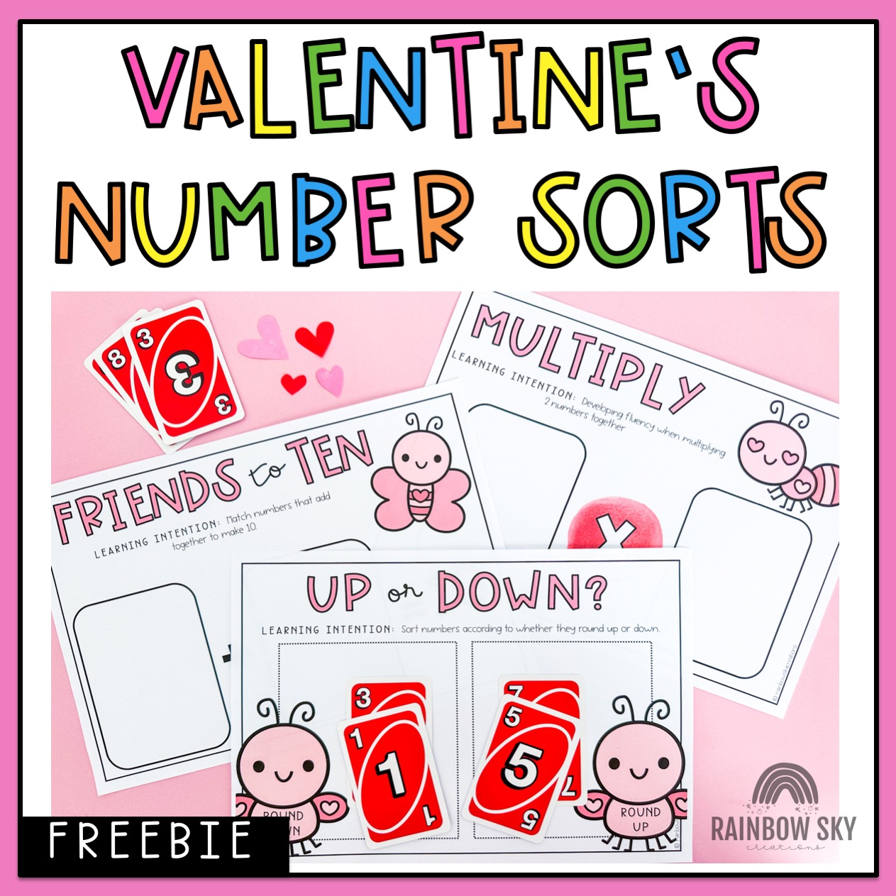 Valentines Number Sort