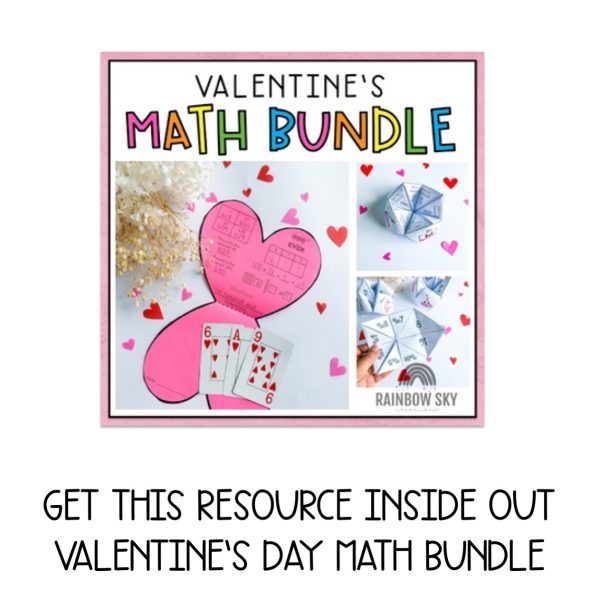 Valentine's Day Math Activities | February Number Sorts - Rainbow Sky Creations