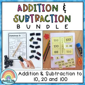 Addition and subtraction to 10, 20 and 100 Maths Bundles