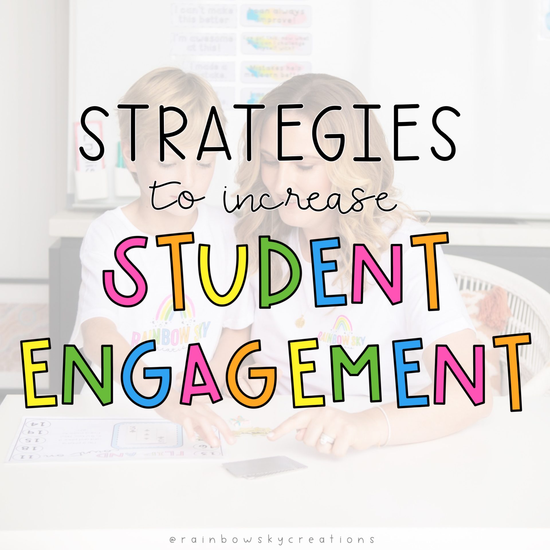 Strategies to increase student engagement