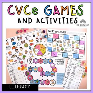 CVCe Word Games | Reading Group Language Activity