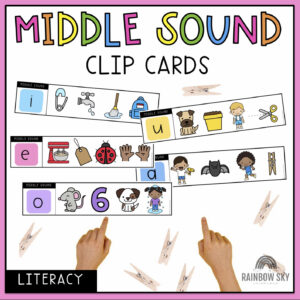Middle Sound Activity / Middle Sound Phonics Game