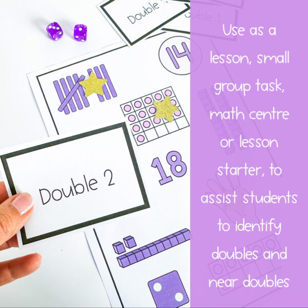 Spot The Number | Doubles and Near Doubles Games - Rainbow Sky Creations